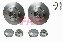 Диск тормозной задний c подшипником с кольцом abs, Fluence Флюенс, Megane I (арт. 713531140)